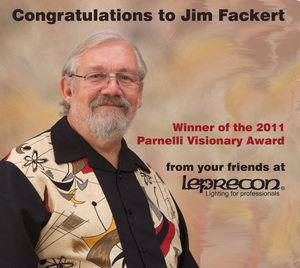 Leprecon President Jim Fackert to receive  2011 Parnelli Visionary Award